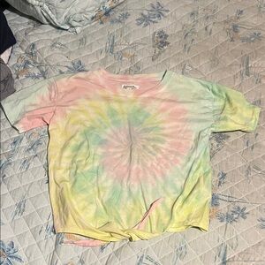 Women's Pastel Tie-Dye Short Sleeve Tee